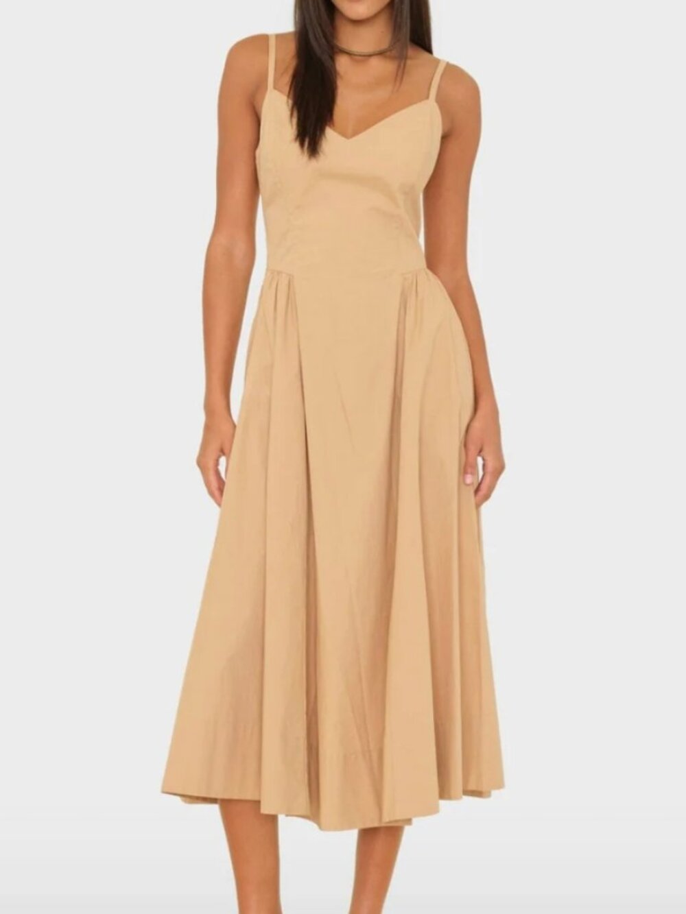 XIRENA Bardot Dress in Twig
